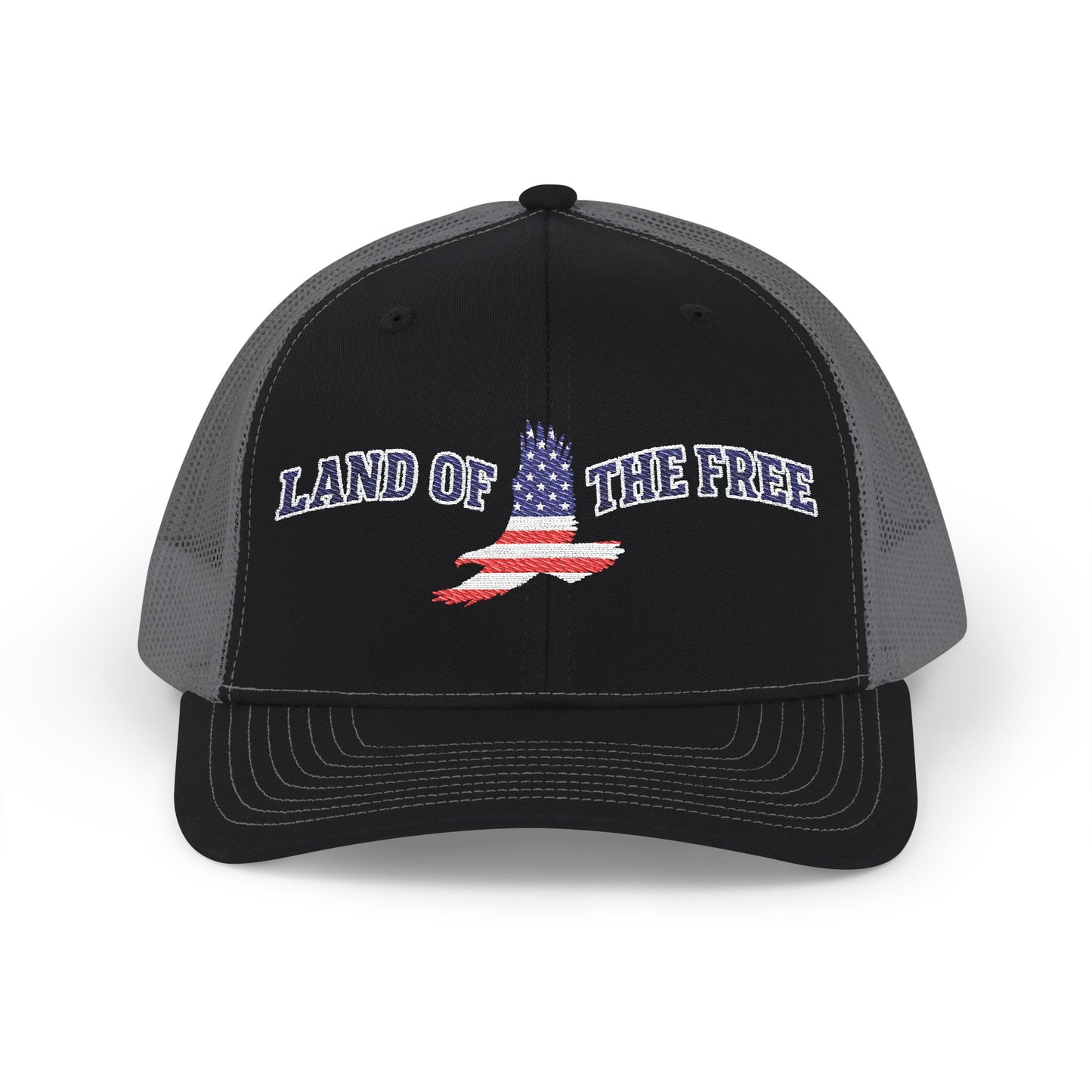 4th of JULY Patriotic Snapback Trucker Cap, Land of the Free Hat, Embroidered Cap for Independence Day, Casual Wear, Outdoor Activities