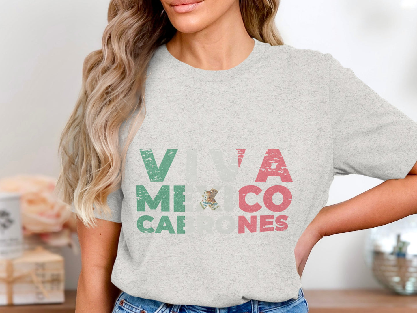 Viva Mexico Cabrones Graphic T-shirt product type