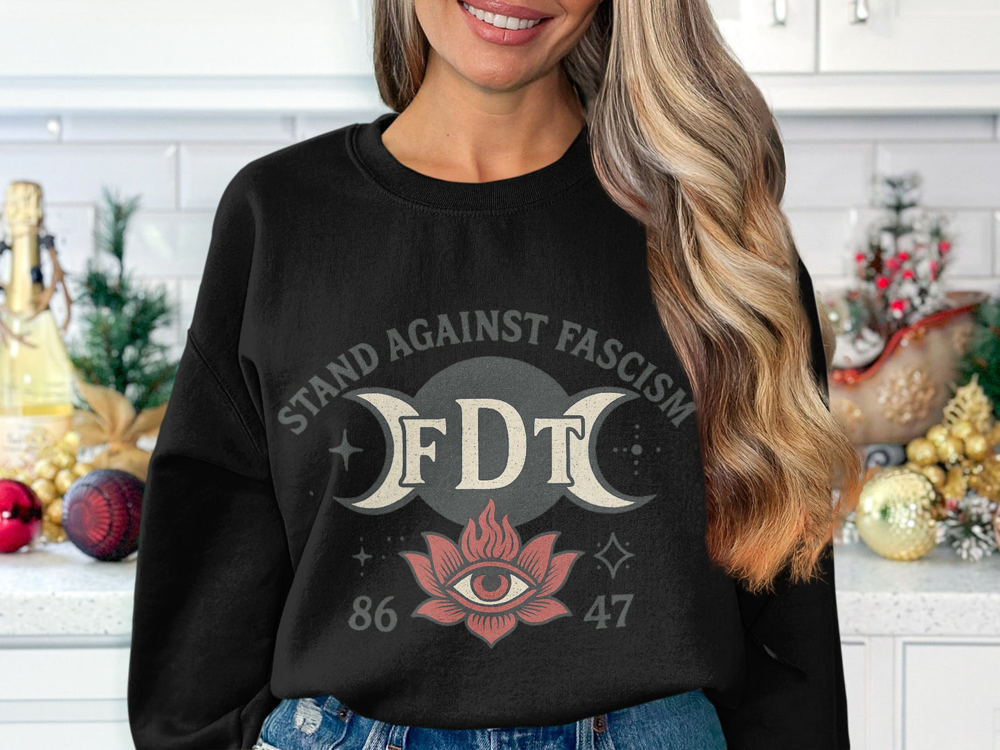 Stand Against Fascism Moon Lotus Eye Product type