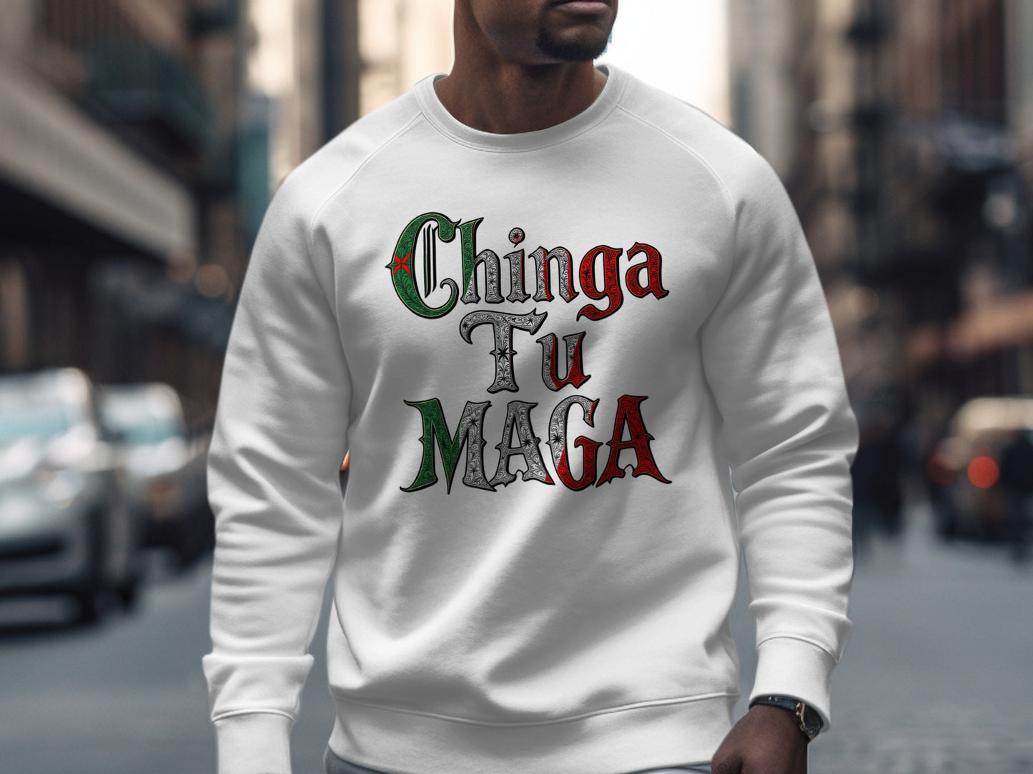 Chinga Tu Maga Graphic Sweatshirt Casual Fashion product