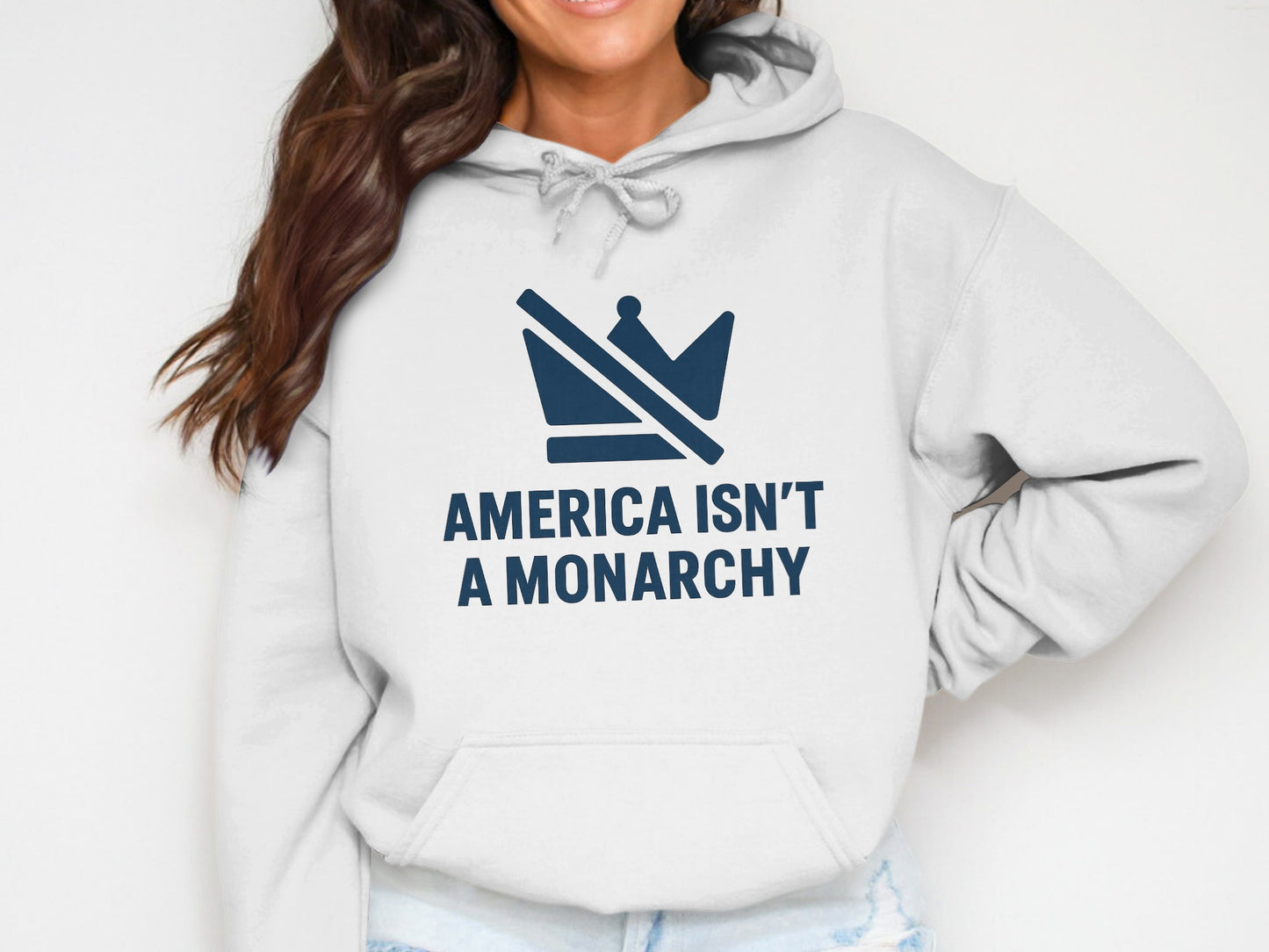 America Isn't A Monarchy Hoodie product