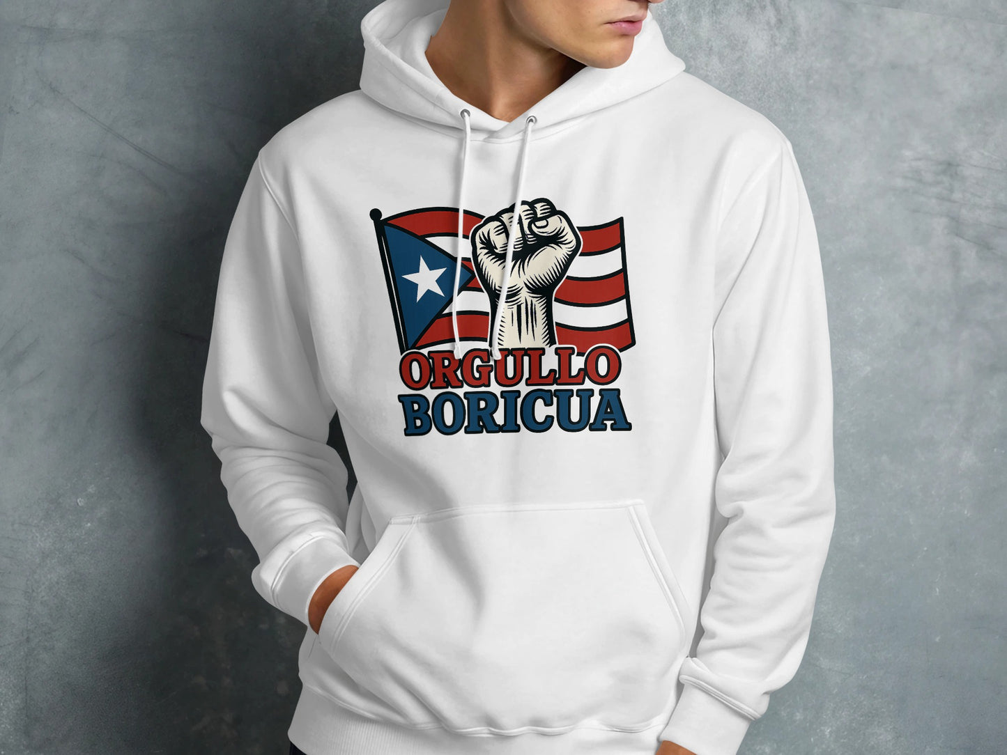 Puerto Rican Pride Orgullo Boricua Flag Hoodie product type