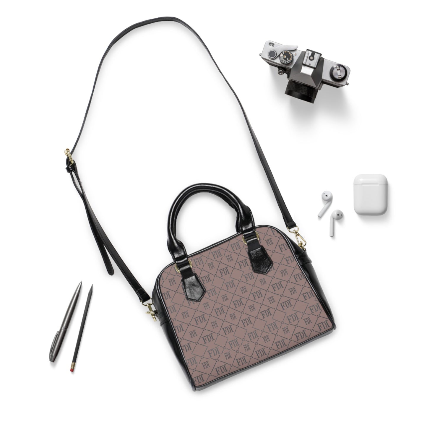 FDT Purse Woke Anti Trump Liberal Purse |Monogram Shoulder Handbag — Elegant Patterned Satchel Purse