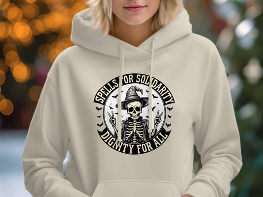 Spells for Solidarity Dignity for All Hoodie product