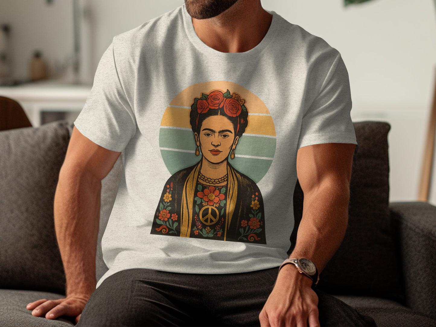 Artistic Portrait of Iconic Woman in Stylish T-Shirt product
