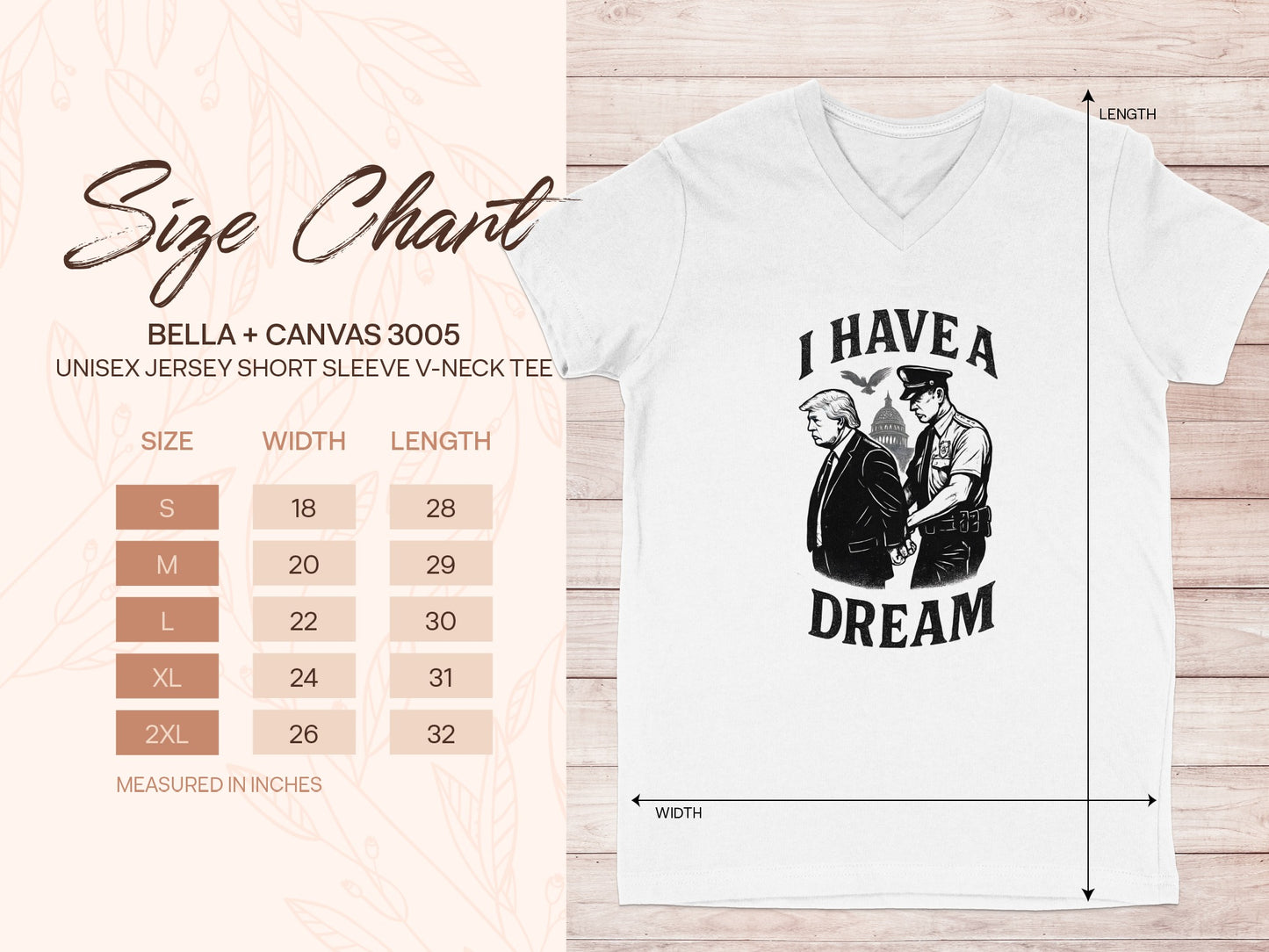 I Have A Dream Graphic Unisex V-Neck T-Shirt product