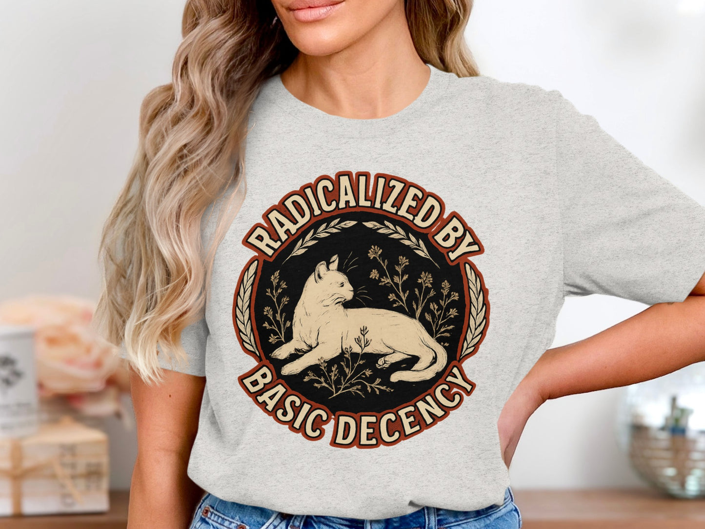 Radicalized by Basic Decency Graphic T-Shirt product