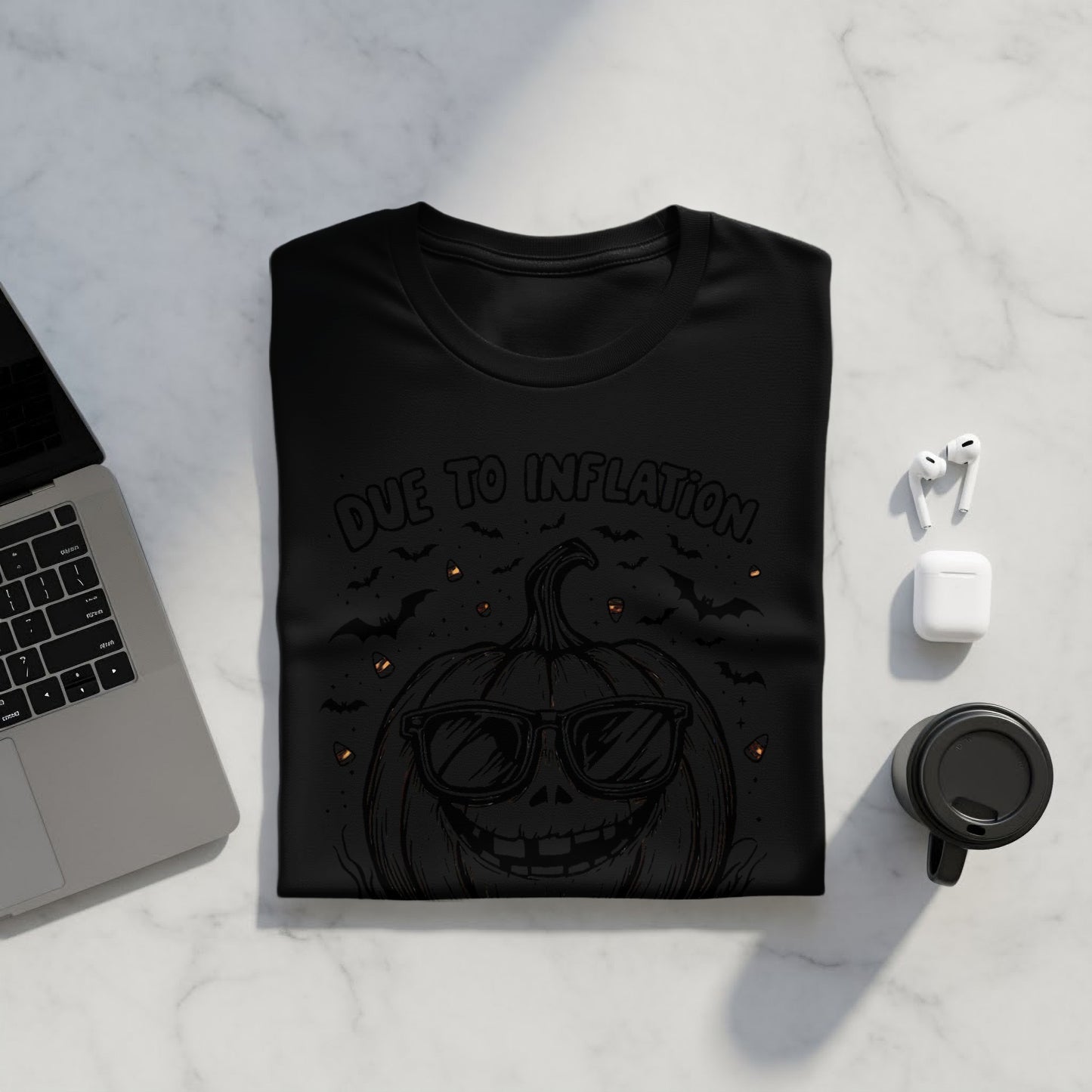 Due to Inflation Pumpkin with Sunglasses Shirt product