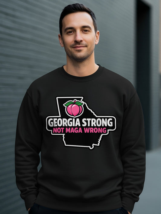 Georgia Strong Not MAGA Wrong Graphic Shirt