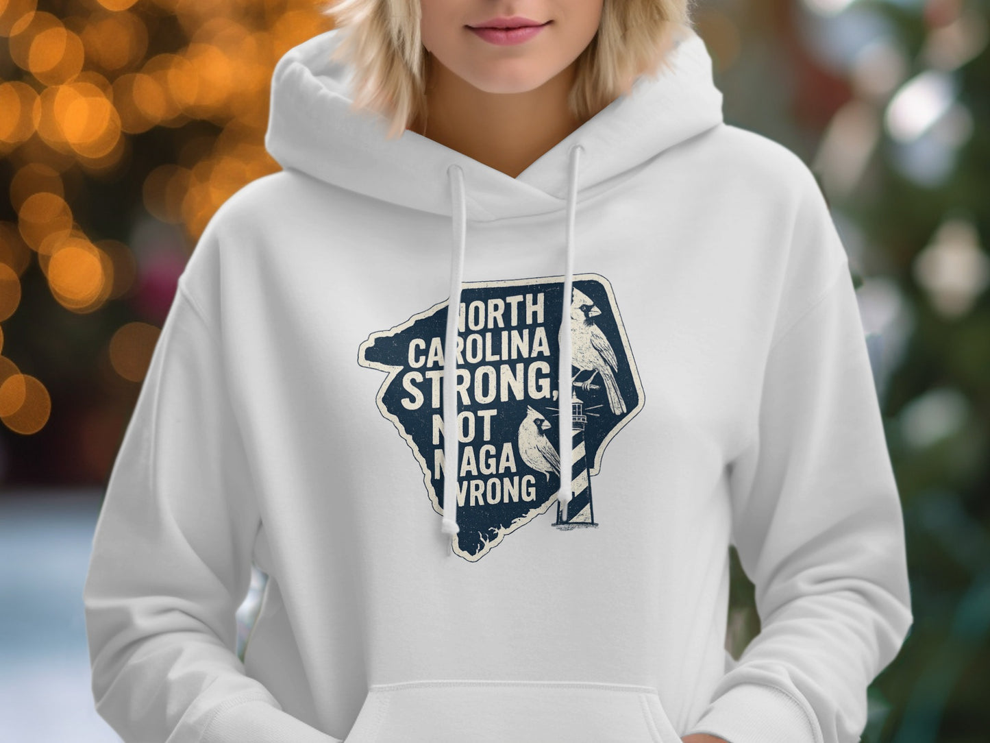 North Carolina Strong Not Naga Wrong Hoodie product