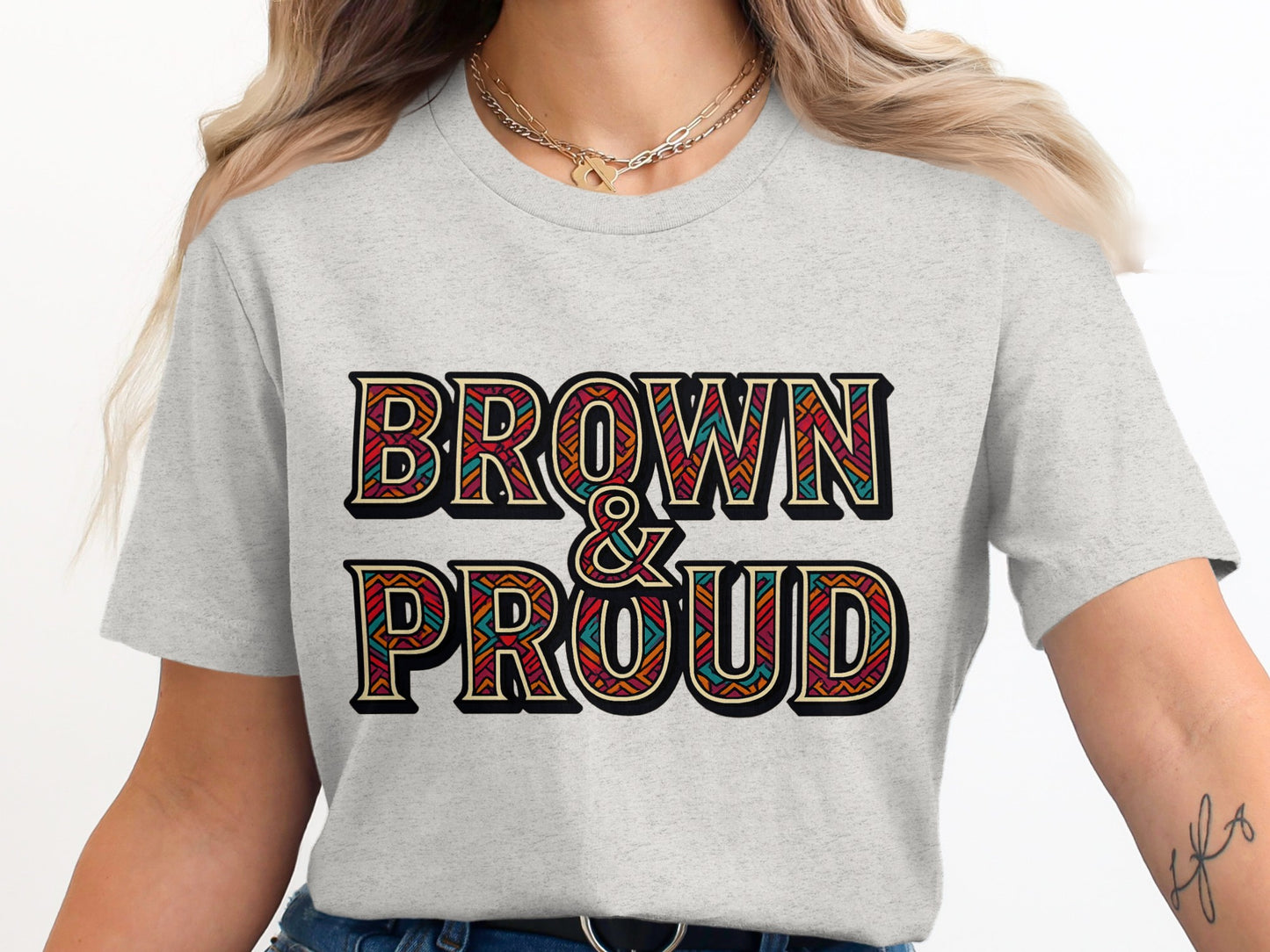 Brown And Proud Empowering Graphic Tee product