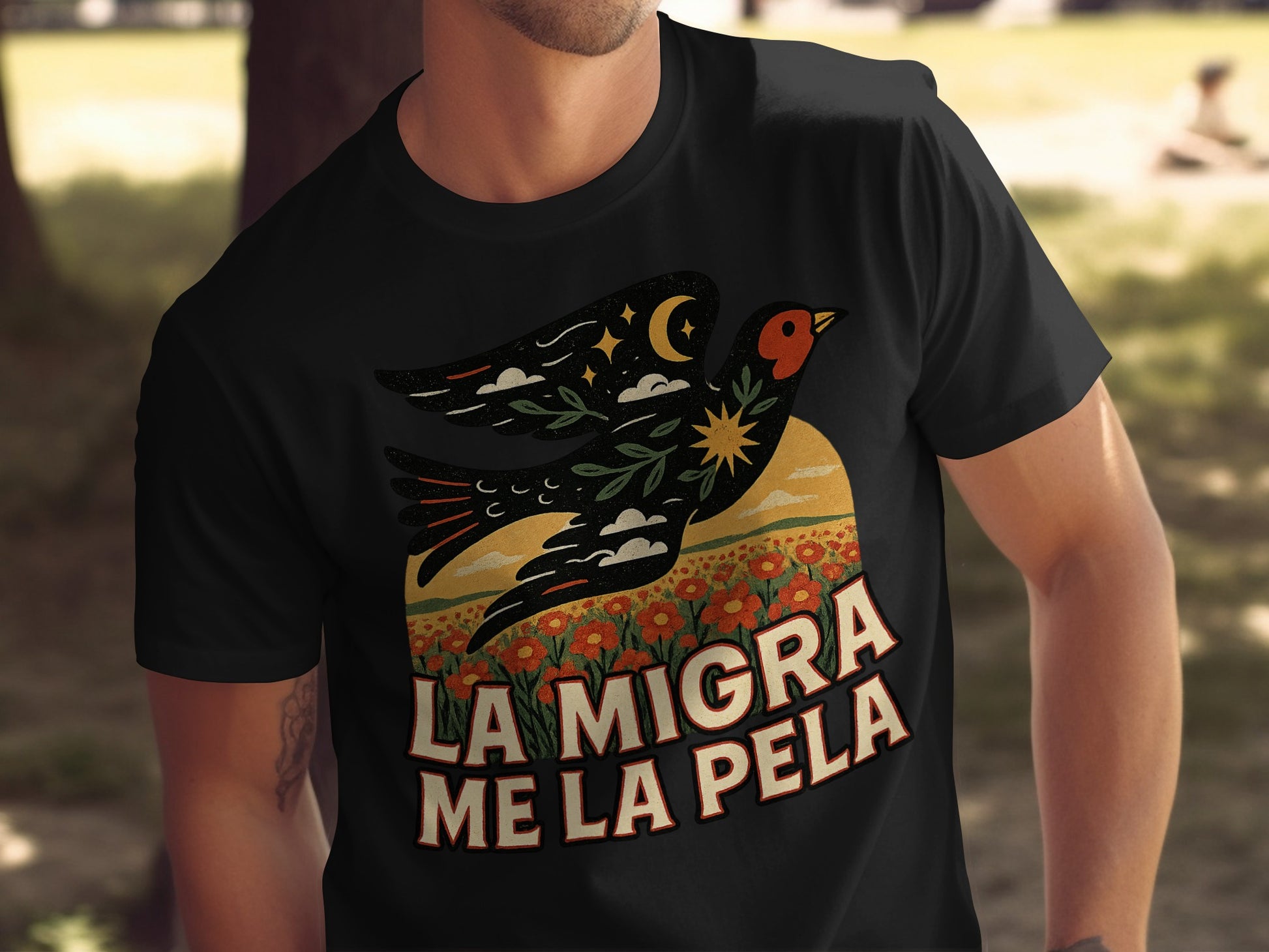 La Migra Me La Pela Graphic T-Shirt product