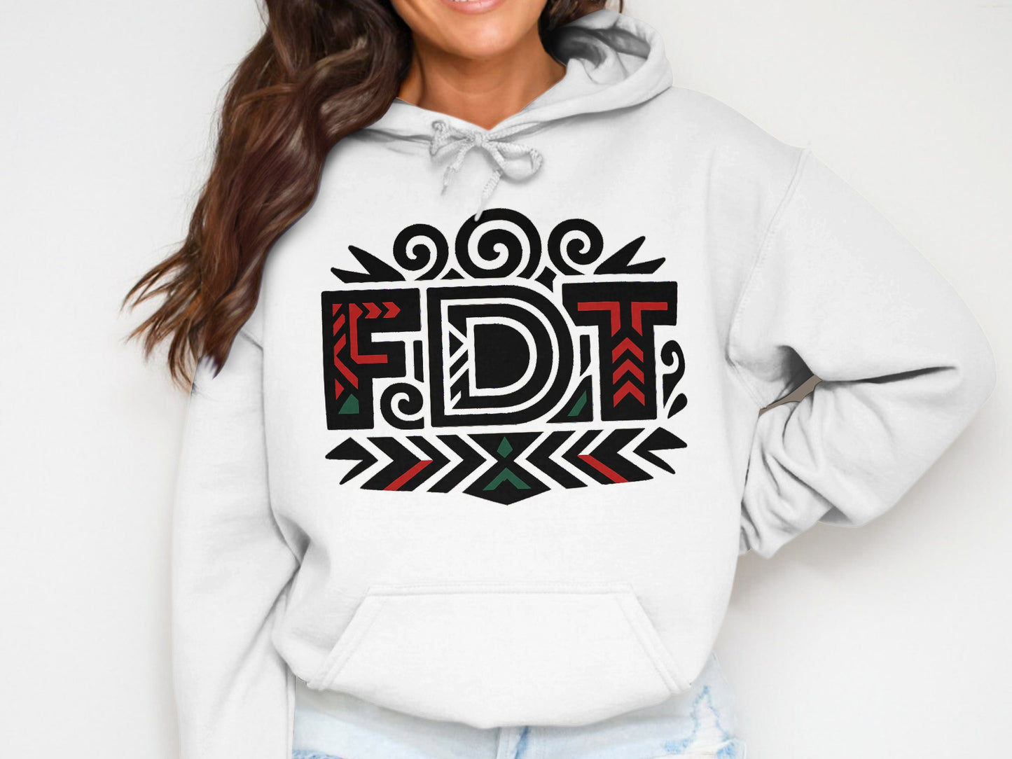 Colorful Tribal Design FDT Graphic Hoodie product