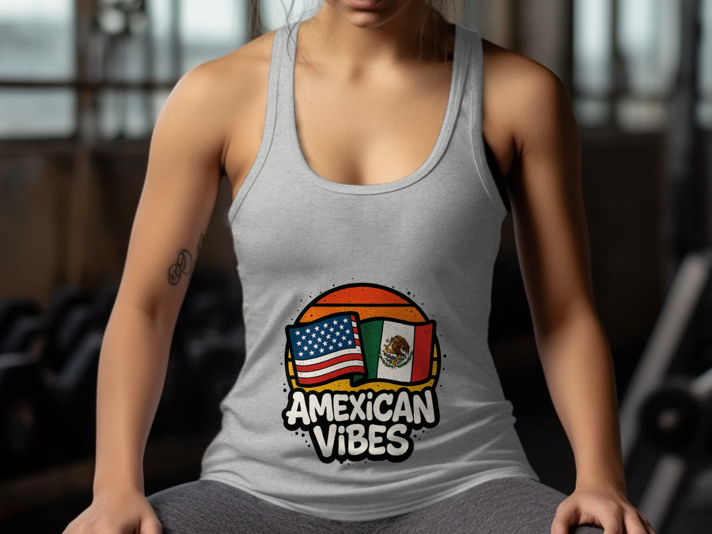 American Mexican Vibes Comfortable Gym Tank Top product