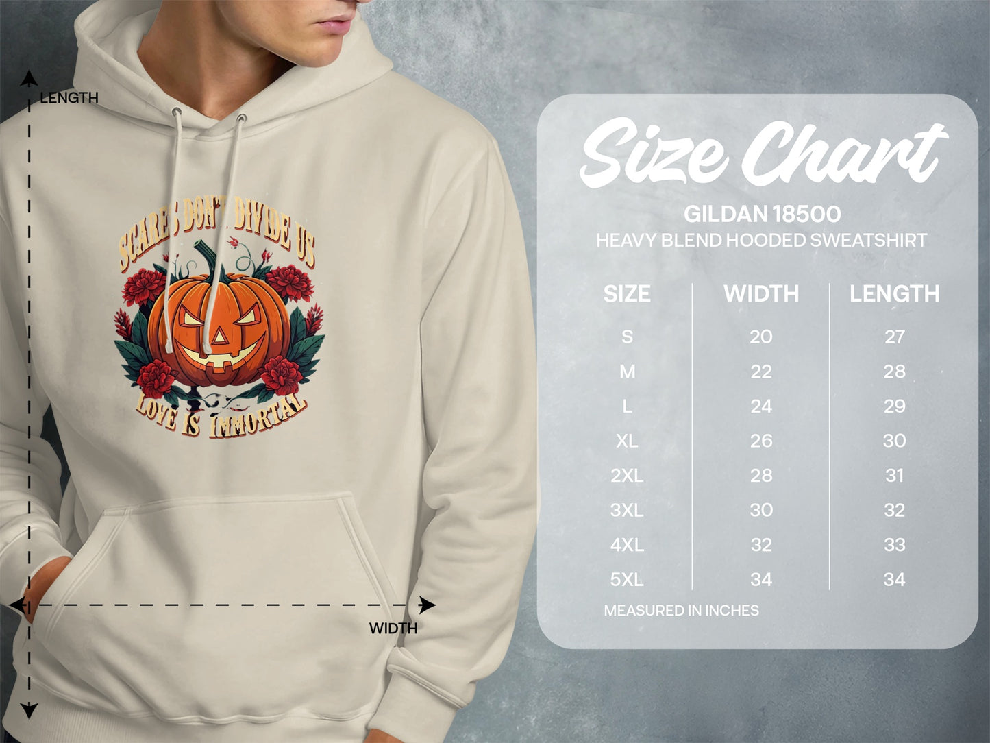 Scarecrow Smiles Jack O Lantern Hooded Sweatshirt product type