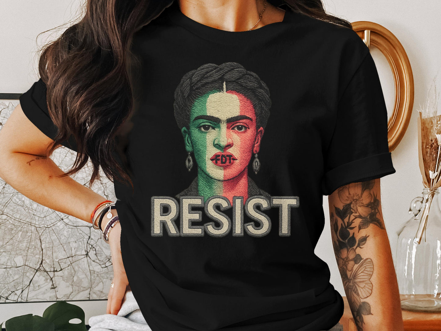 Empowering Frida Kahlo Resist Artwork Design product type
