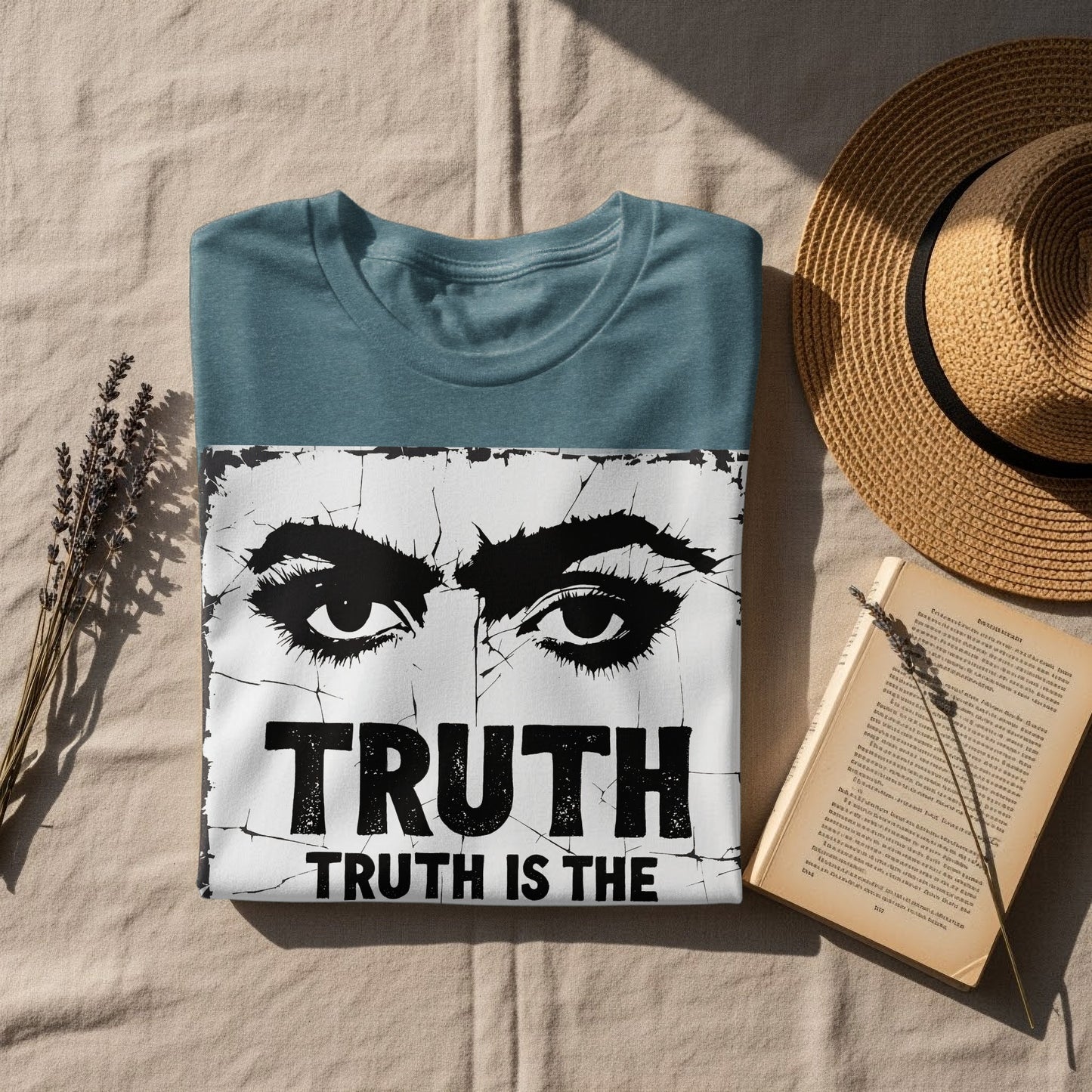 Truth Truth Is The Graphic Face Print T-shirt product
