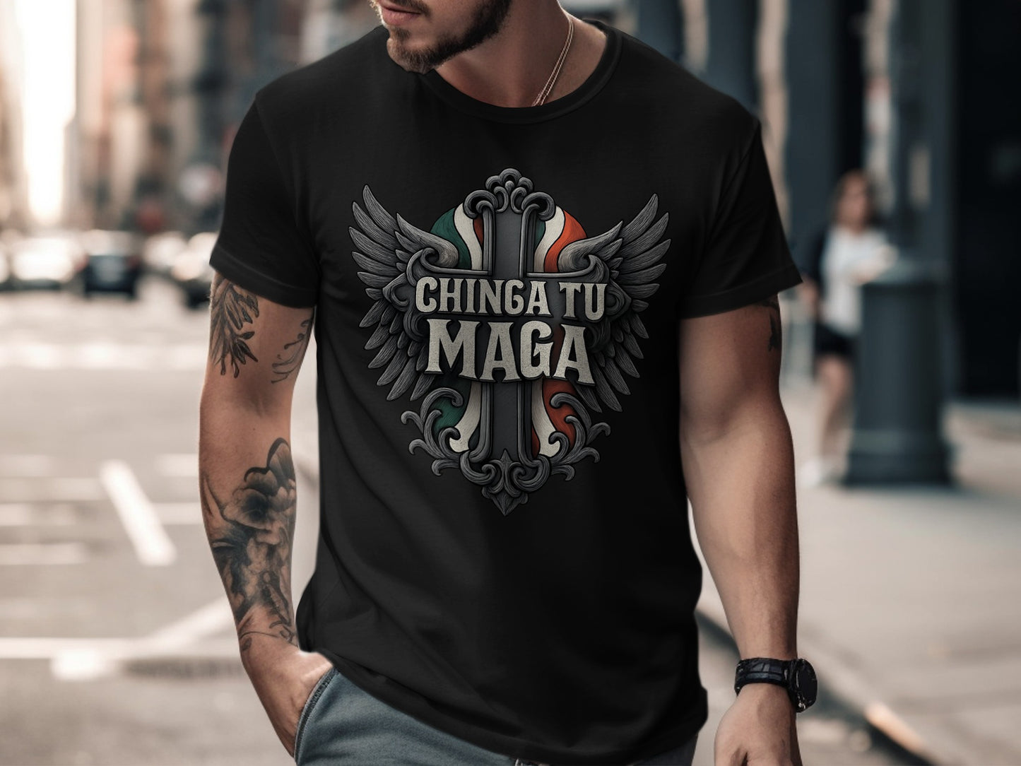 Chinga Tu Maga Mexican Themed Graphic T-Shirt product type