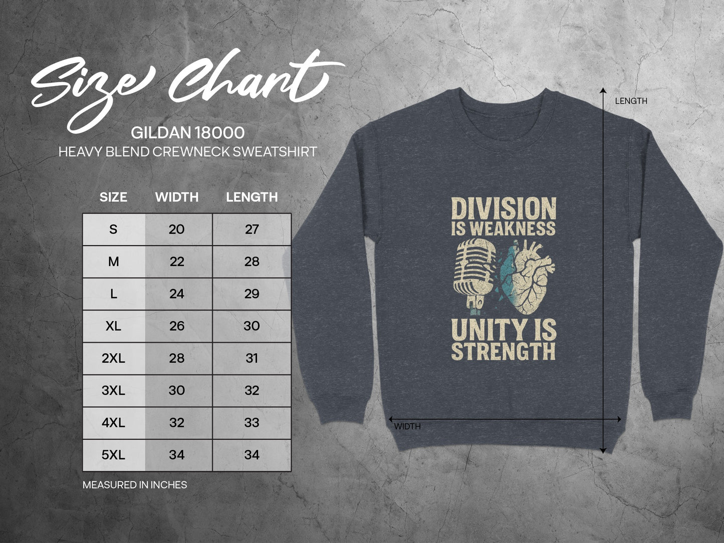 Division is Weakness Unity is Strength product type