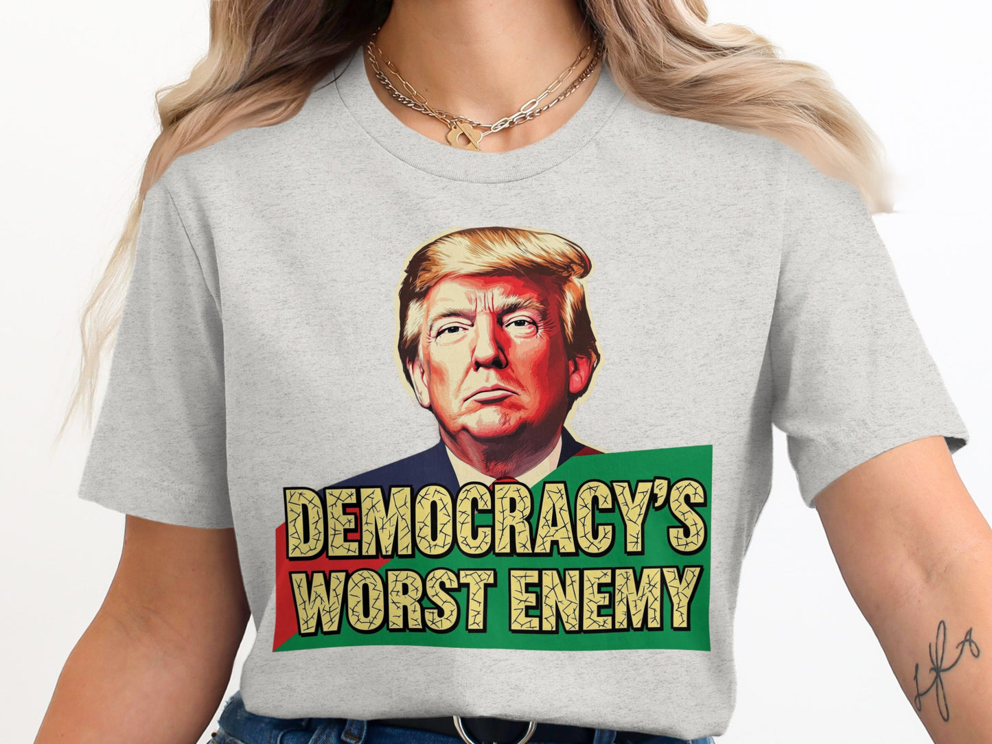 Democracy's Worst Enemy Graphic T-shirt product type