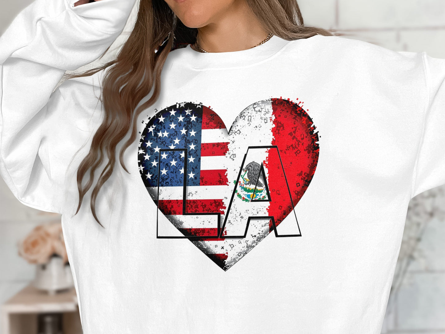 Heart Style LA Graphic Sweatshirt product type