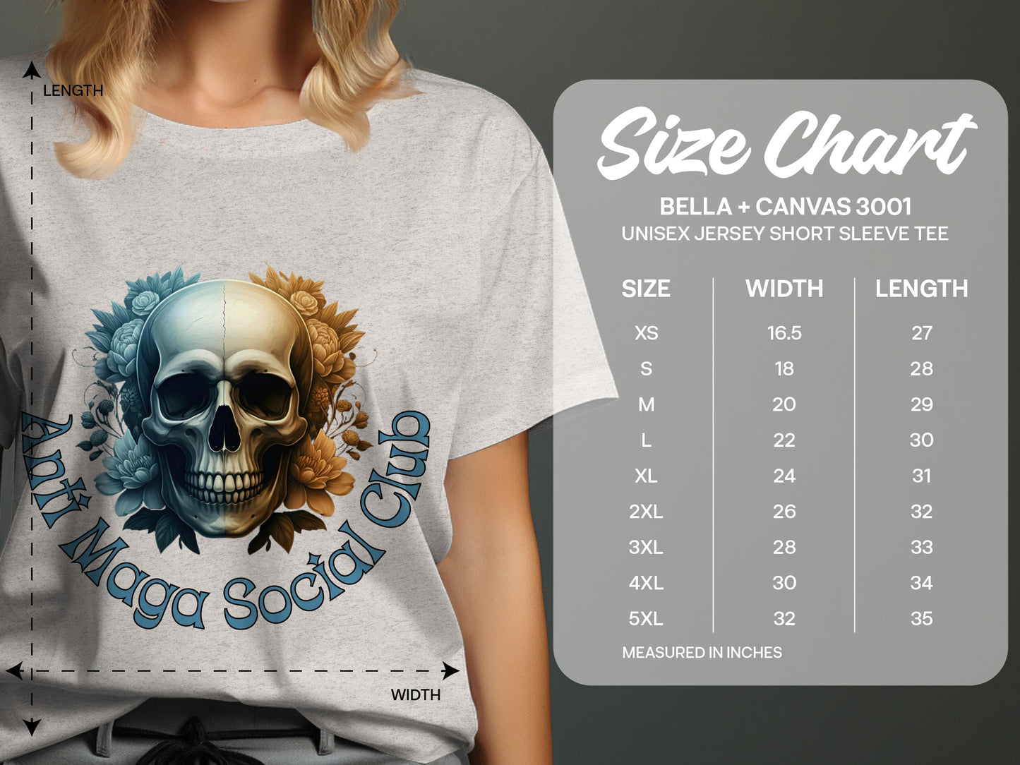 Anti Mage Social Club Skull Tee product type