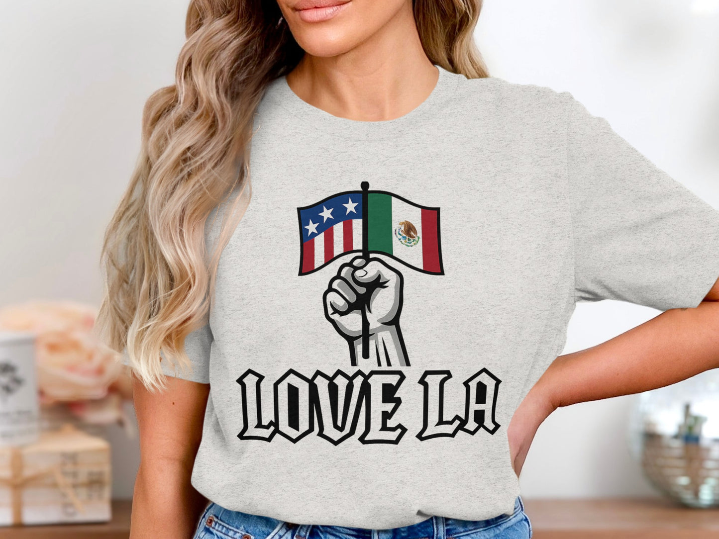 Love LA Graphic Print Short Sleeve Shirt product