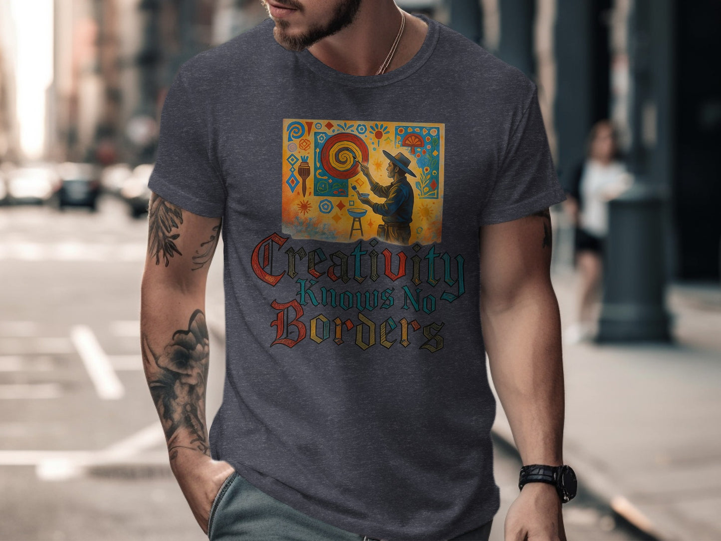 Creativity Knows No Borders Graphic Tee product