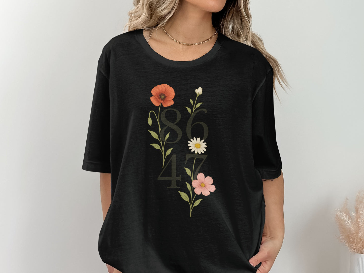 Floral 8647 Print Comfortable Oversized T-shirt product