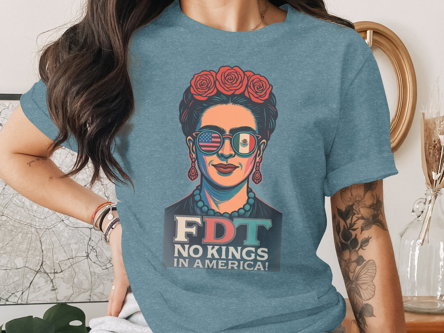 FDT No Kings In America Illustrated T-shirt product type
