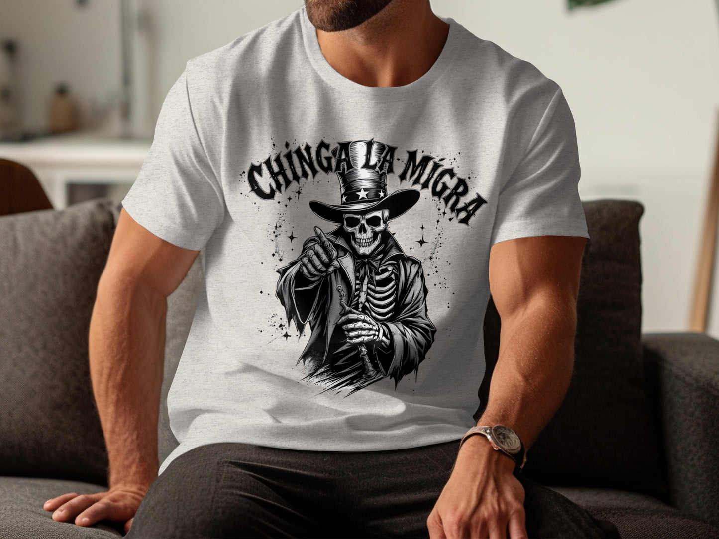 Day of the Dead Skeleton Graphic T-Shirt product