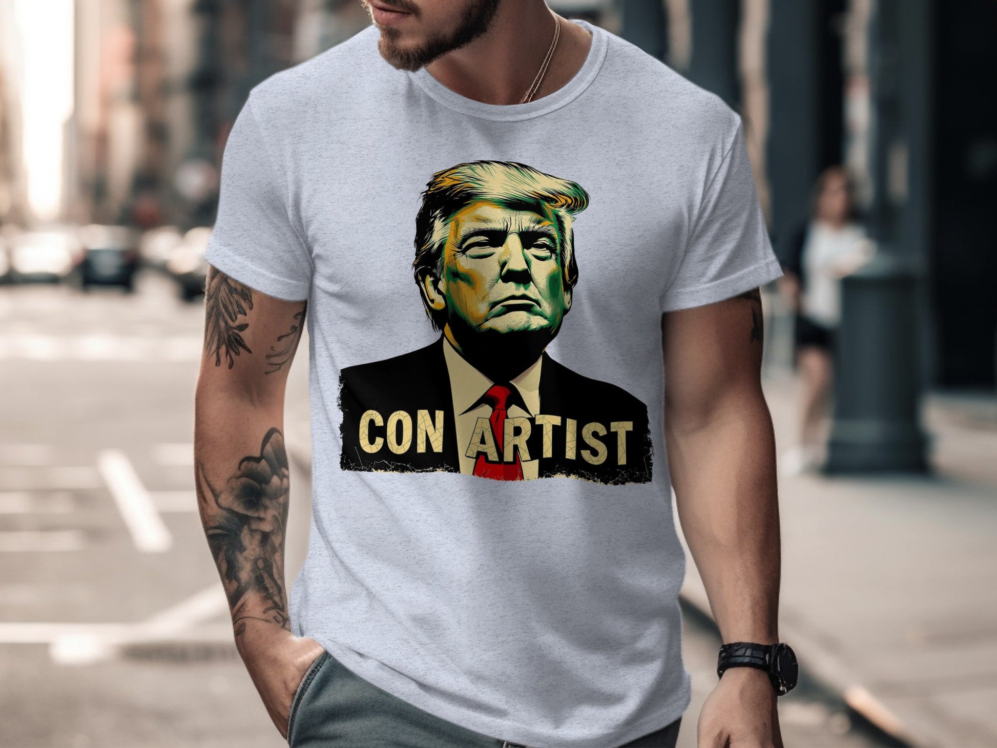 Con Artist Graphic T-Shirt Unique Statement product
