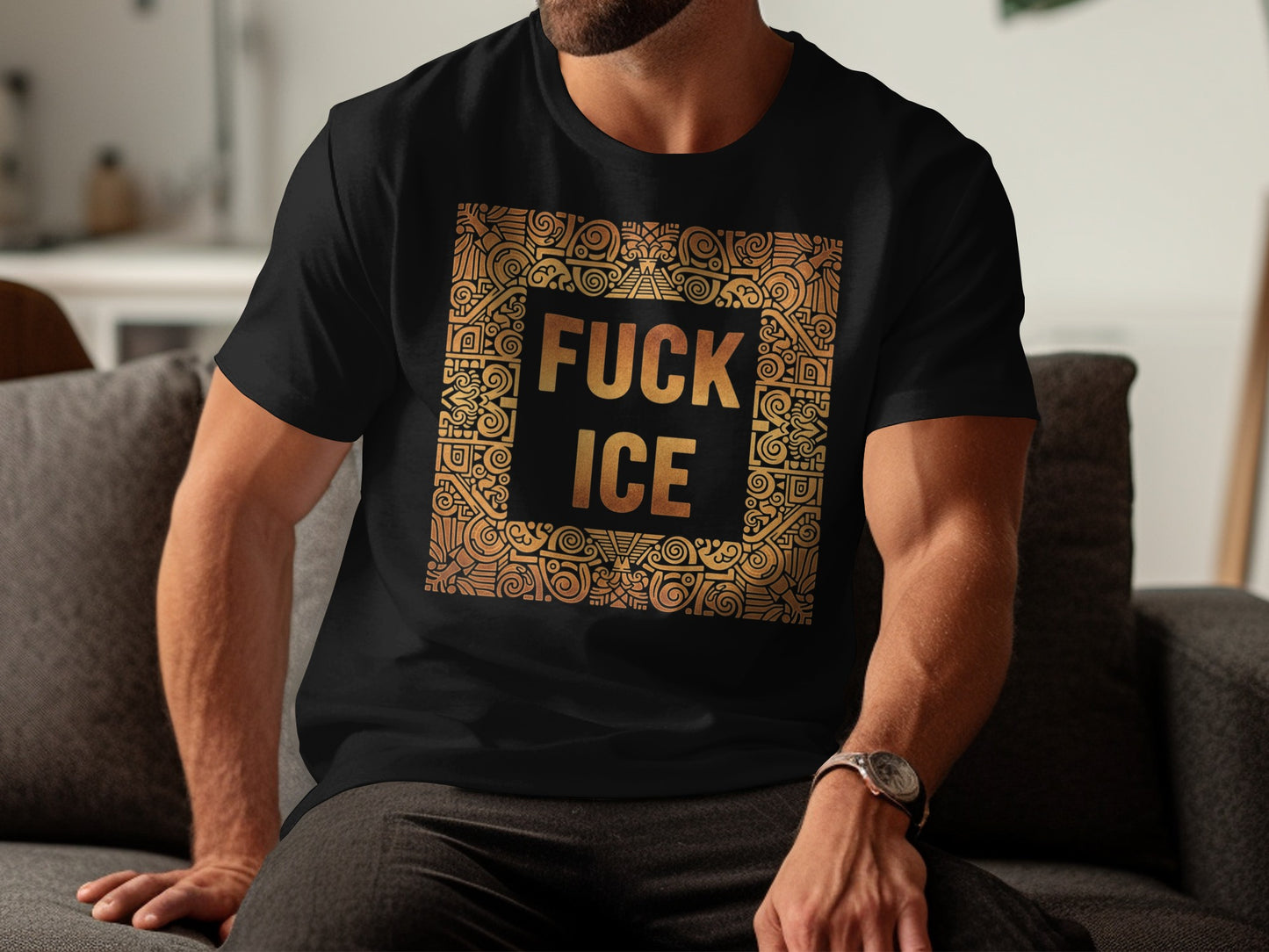 Stylish Fuck Ice Graphic Design T-shirt product