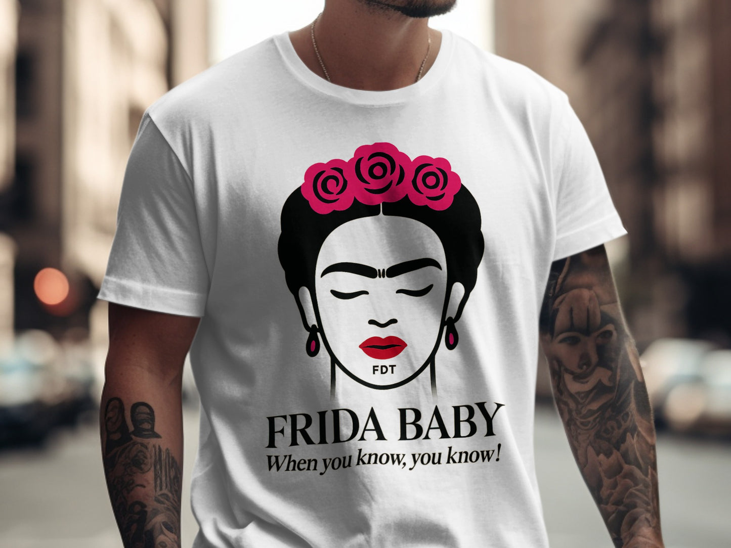 Frida Baby Graphic Tee Iconic Face Design T-Shirt product type