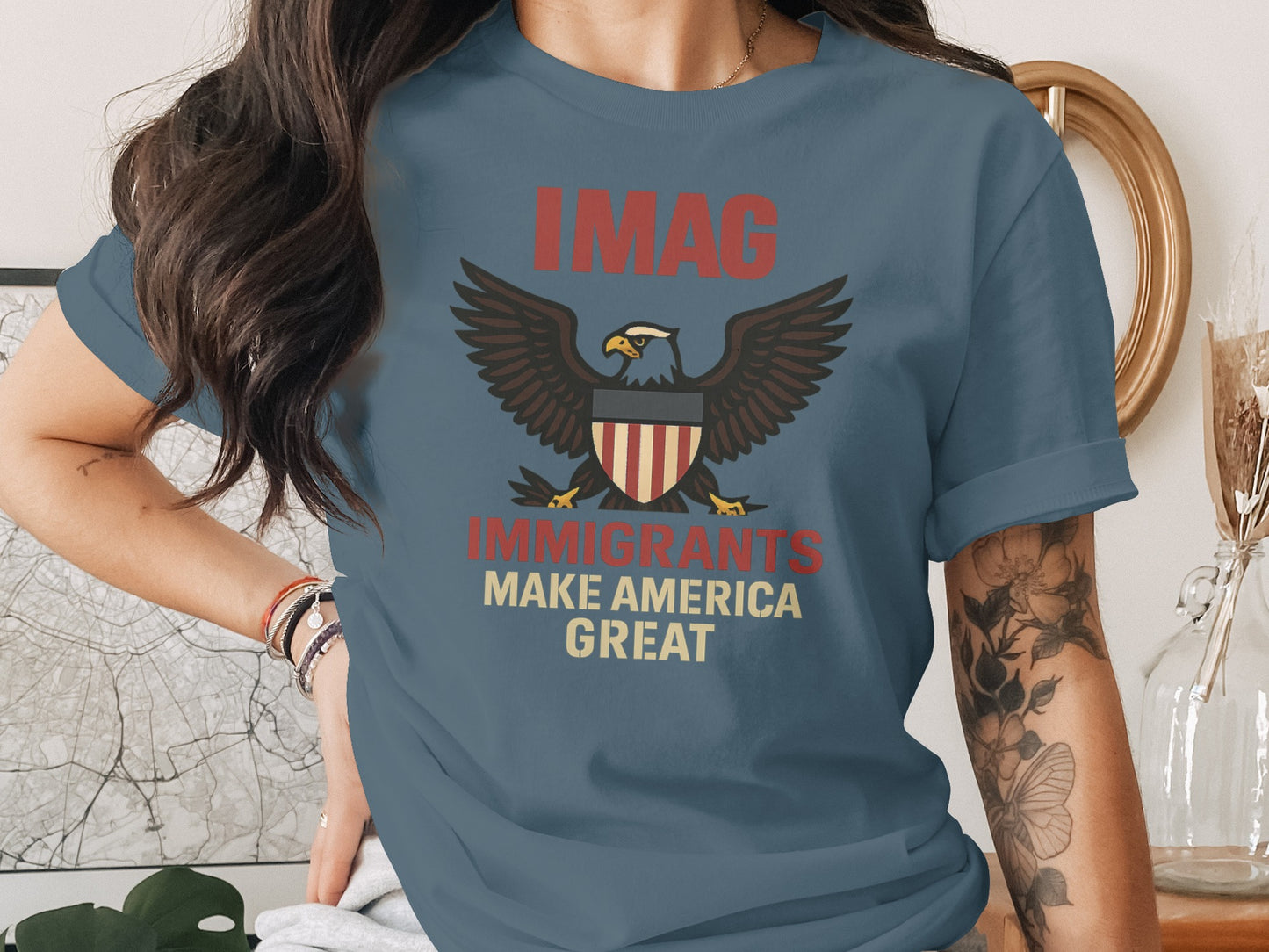 IMAG Immigrants Make America Great T-shirt product