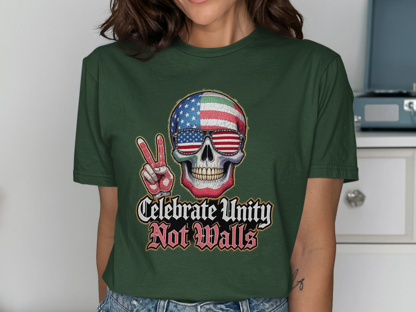 Celebrate Unity Not Walls Graphic T-Shirt product