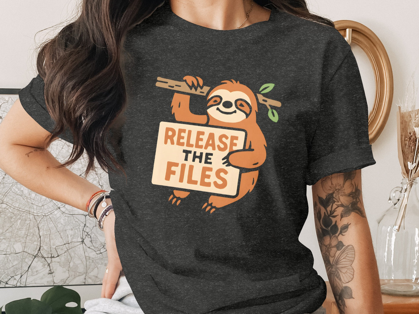 Release the Files Funny Graphic Design Shirt product