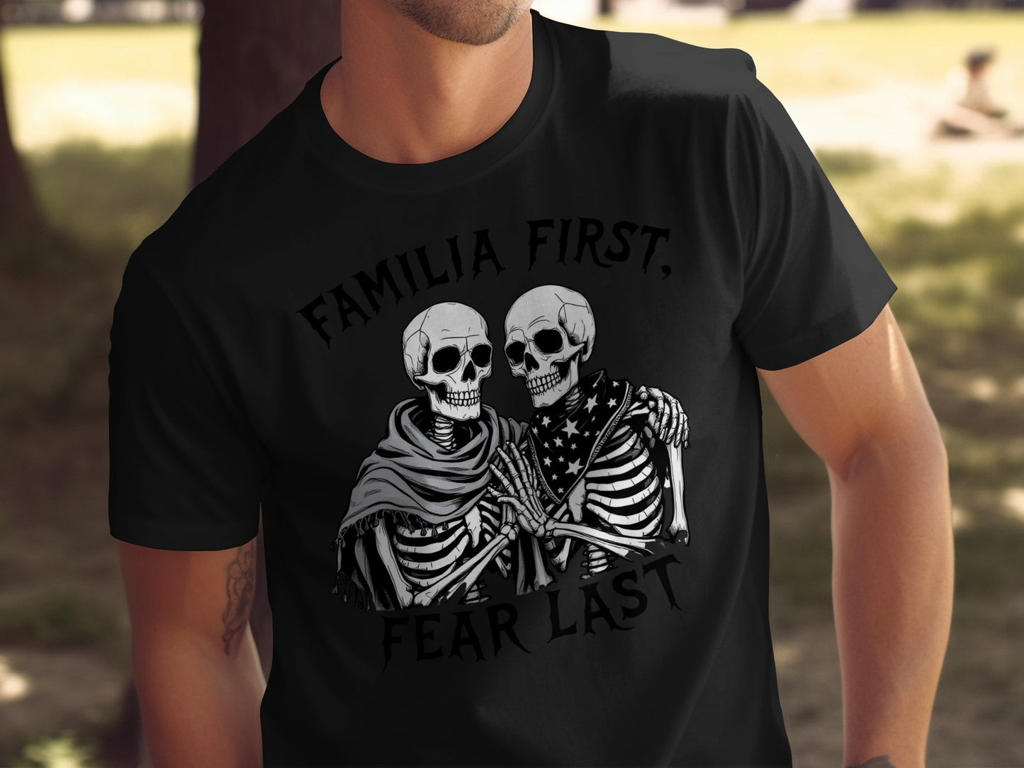 Familia First Fear Last Graphic T-shirt product