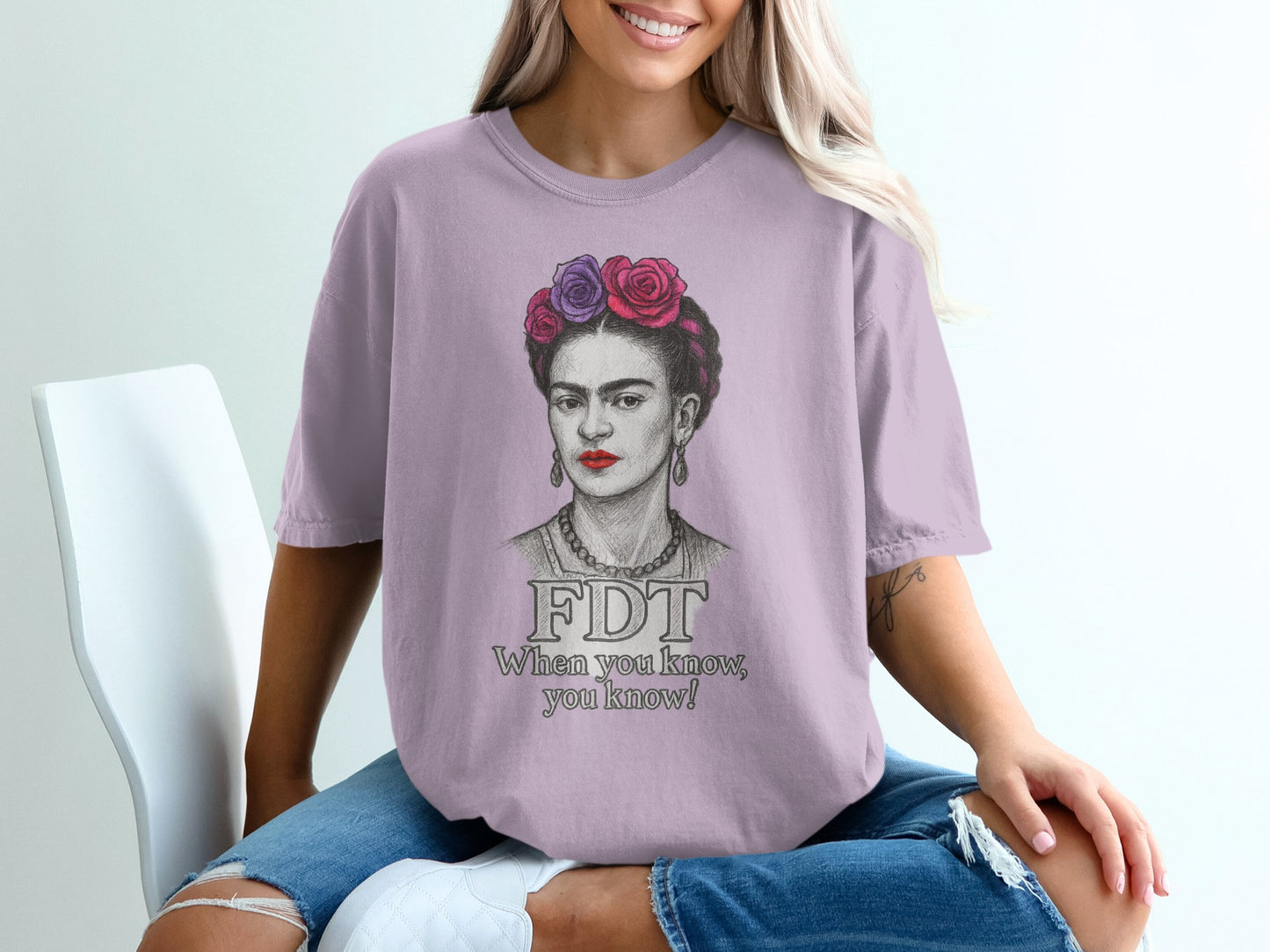 FDT When you know you know graphic t-shirt product