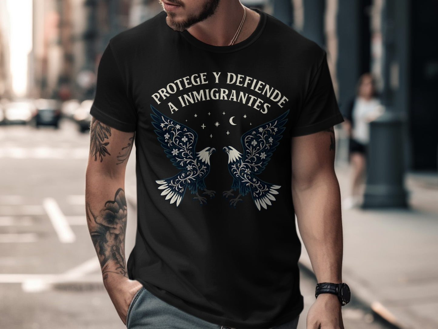 Protege y Defiende a Inmigrantes Graphic T-shirt product