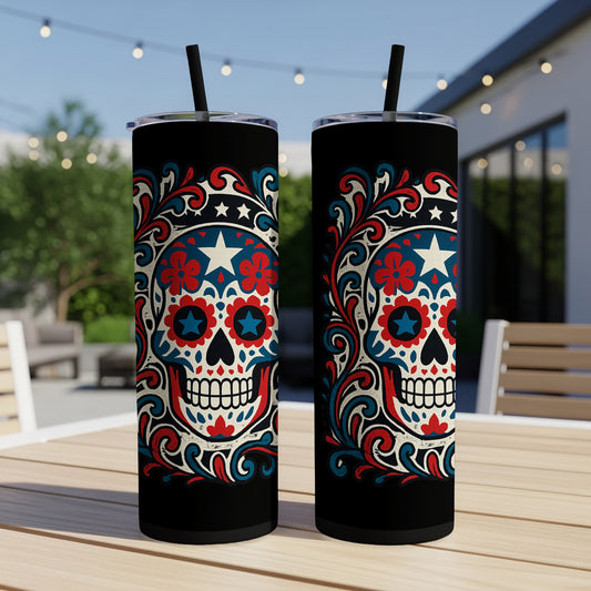 Colorful Skull Design 20oz Insulated Tumbler product