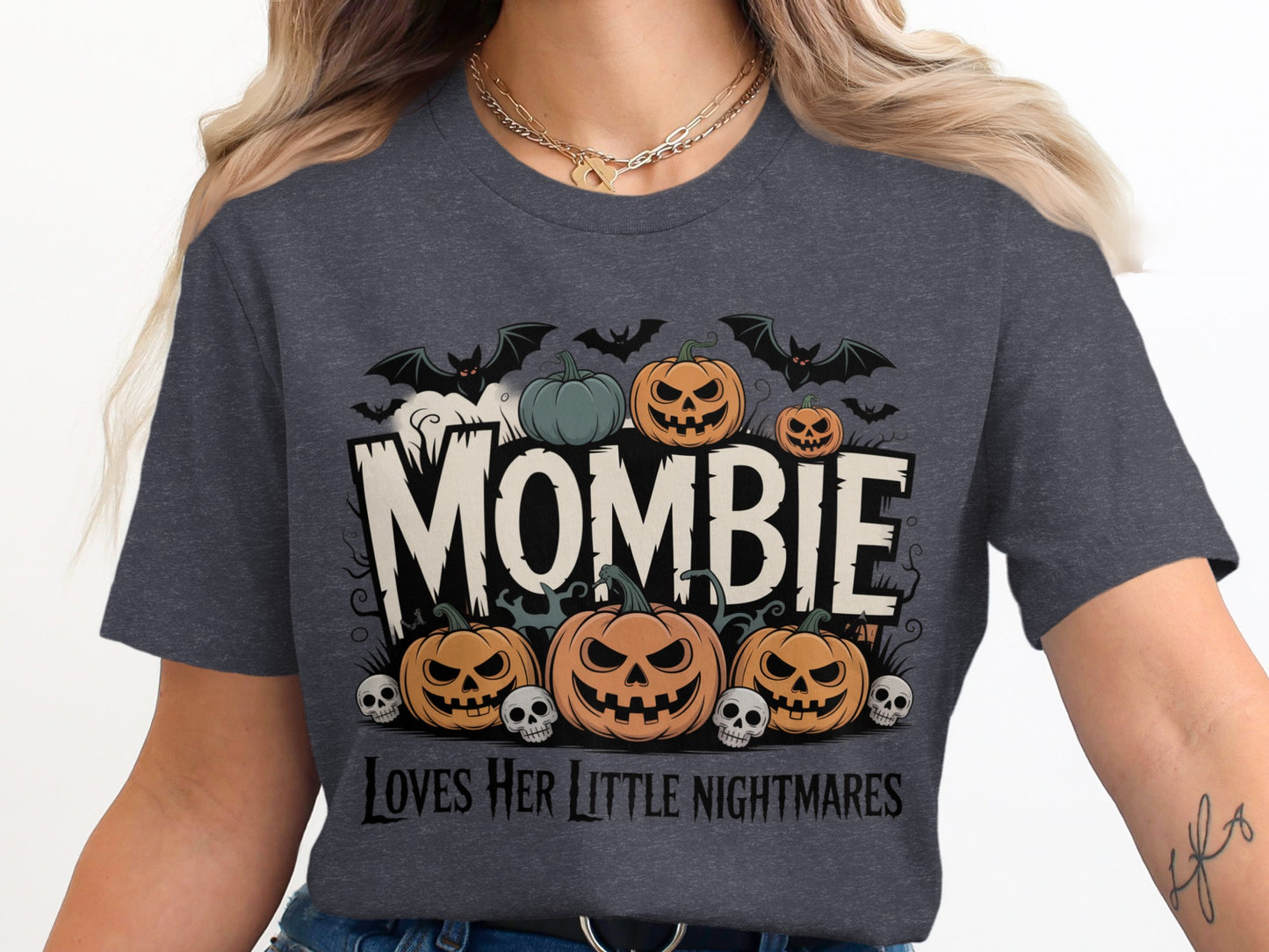 Mombie Loves Her Little Nightmares Halloween Shirt product