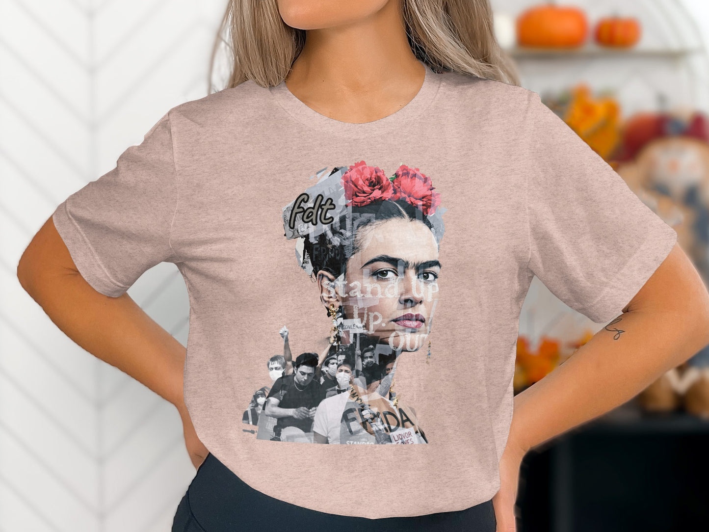 Stand Up Print Statement Graphic T-Shirt product