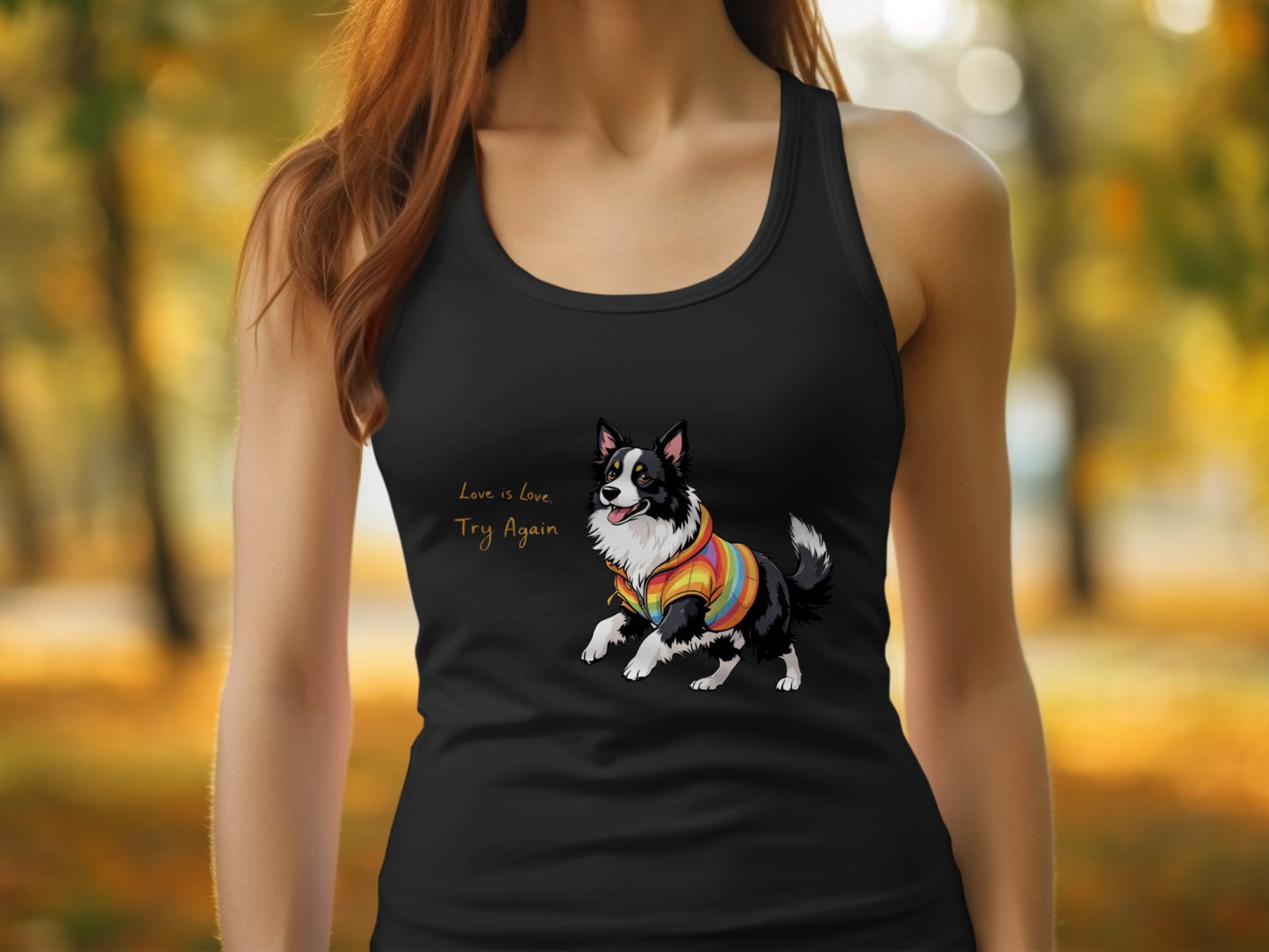 Love to Live Try Again Graphic Tank Top product type