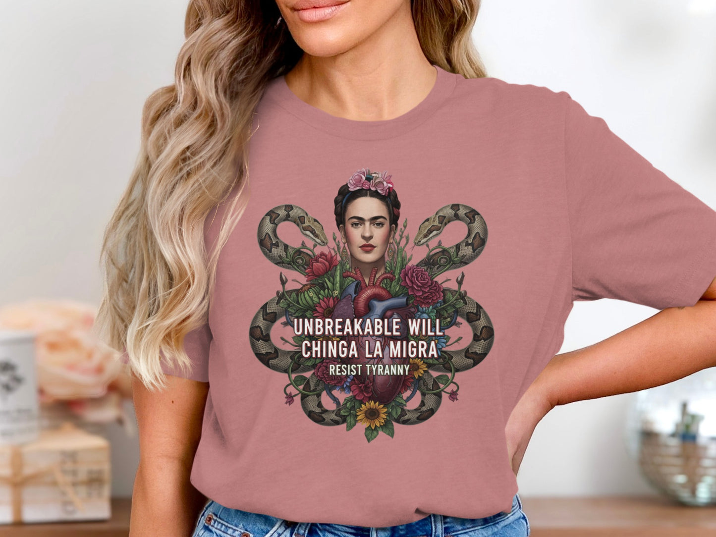 Unbreakable Will Chinga La Migra Resist Tyranny product type
