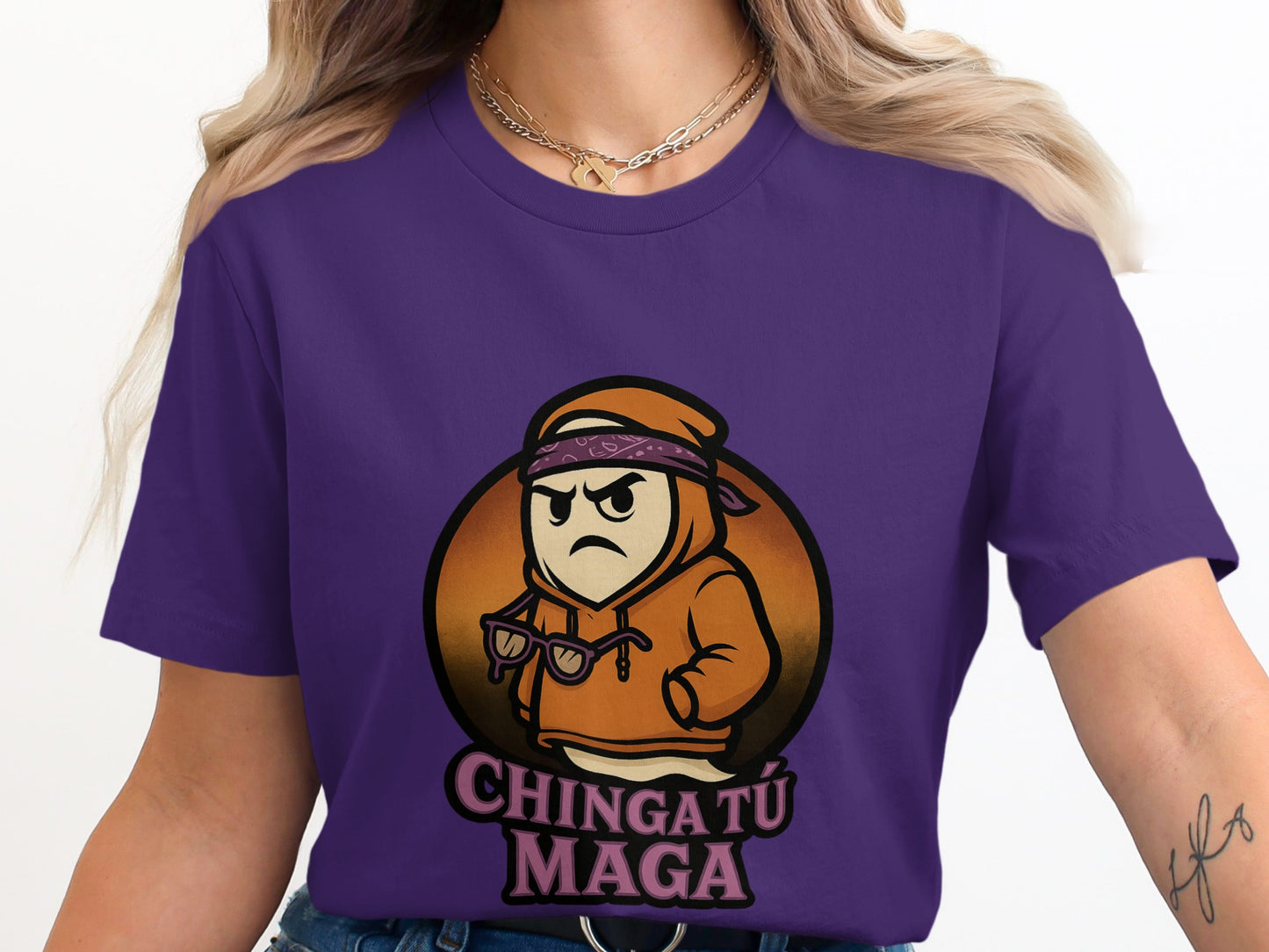 Chinga Tu Maga Graphic Tee Novelty T-Shirt product