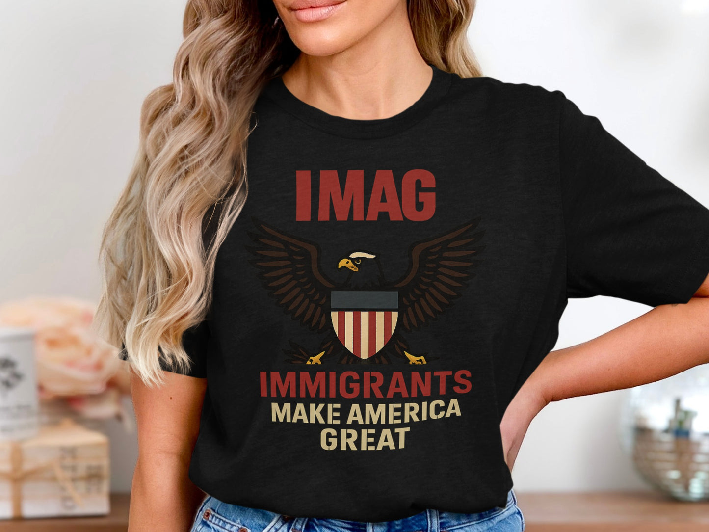 IMAG Immigrants Make America Great T-shirt product