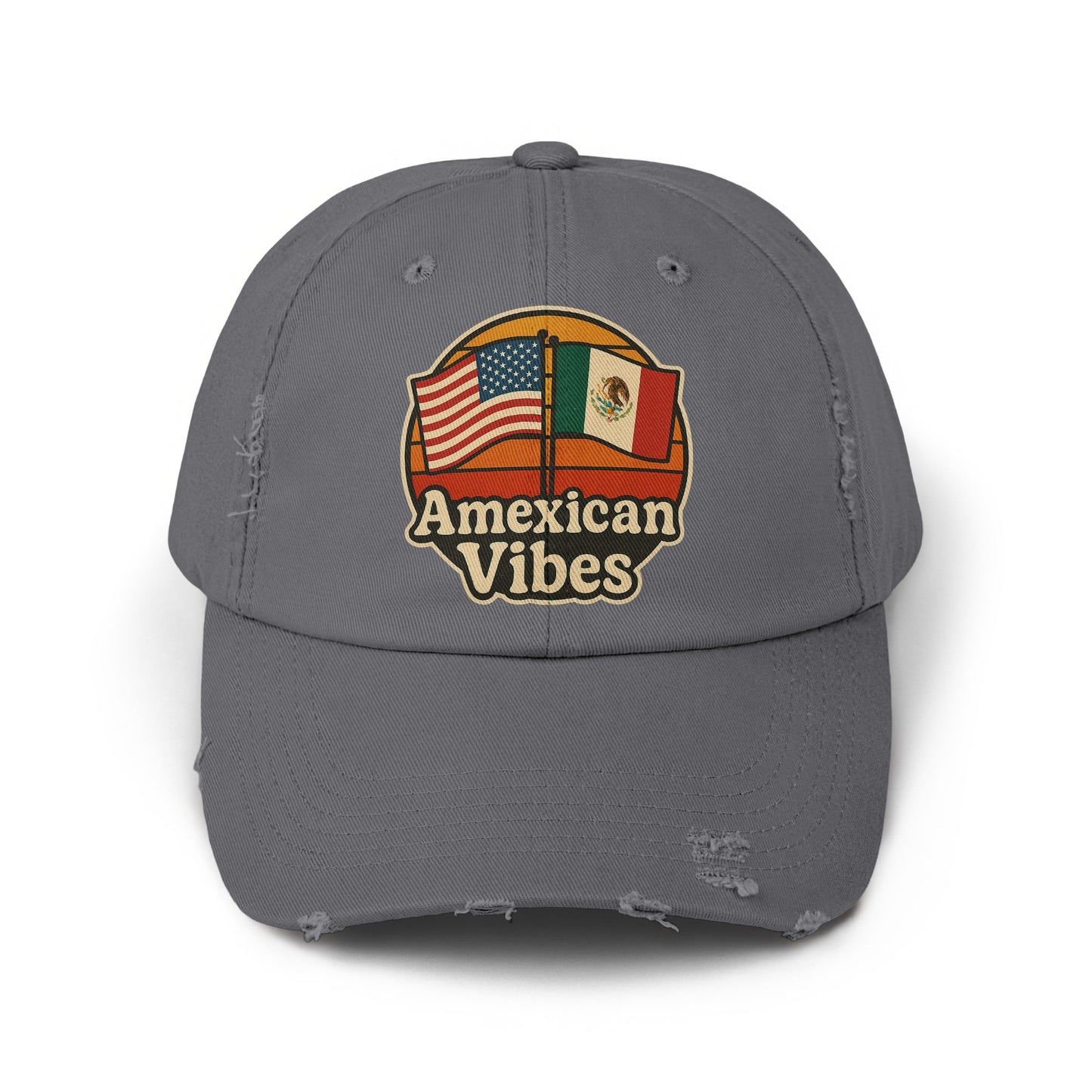 American Vibes Distressed Style Gray Hat product