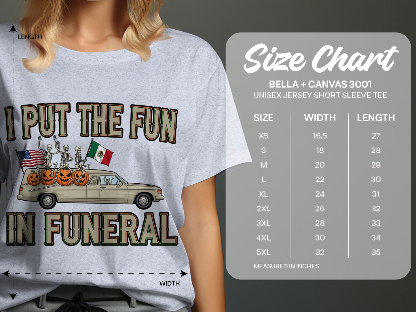 I Put The Fun In Funeral Unisex Jersey Short Sleeve Tee product