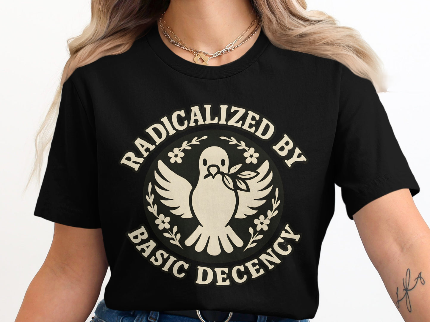 Radicalized By Basic Decency Graphic Tshirt product